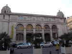 façade Poste Colbert. rue henri barbsse vue générale.