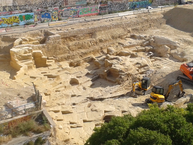 Vue générale du site archeologique